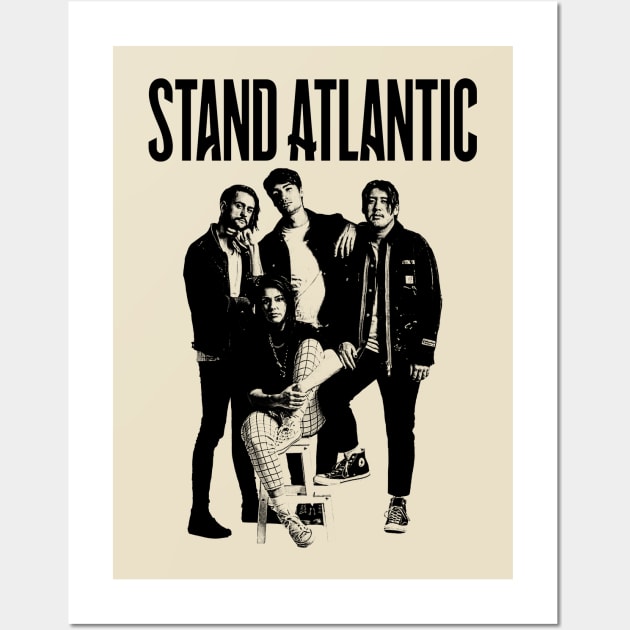 Stand Atlantic - Classic Retro Wall Art by idontwannawait